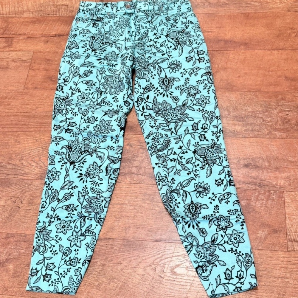 Versus Gianni Versace Women's Trousers Size 34/48 turquoise